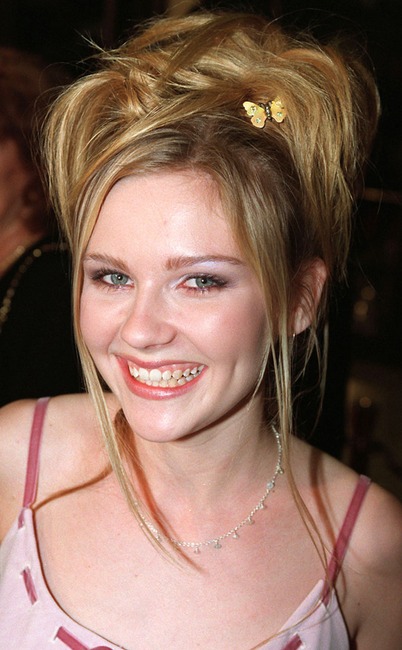 Kirsten Dunst, Embarrassing fashion trends, butterfly clips